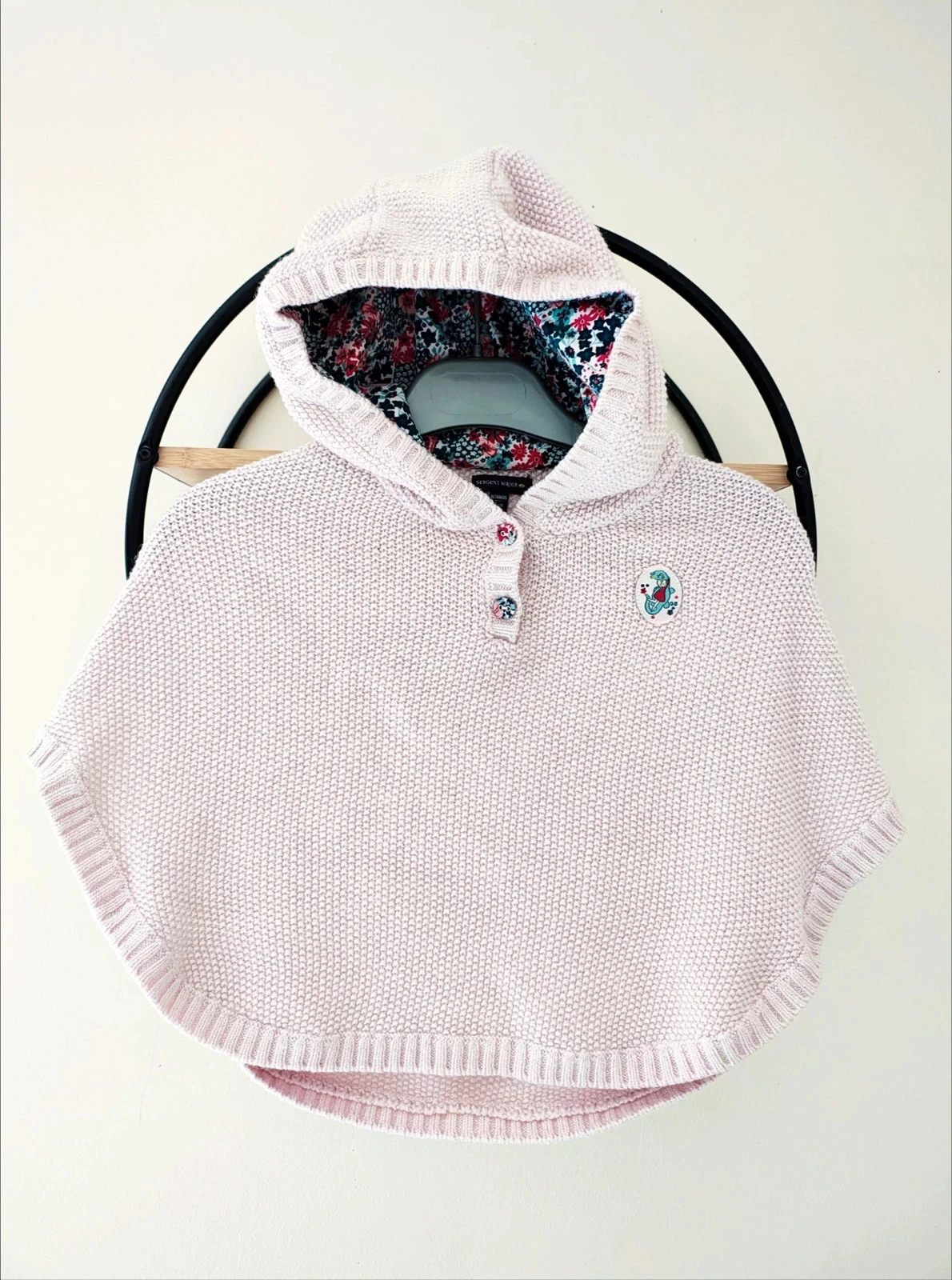 18-24 mois 2 ans poncho sergent major 86 cm